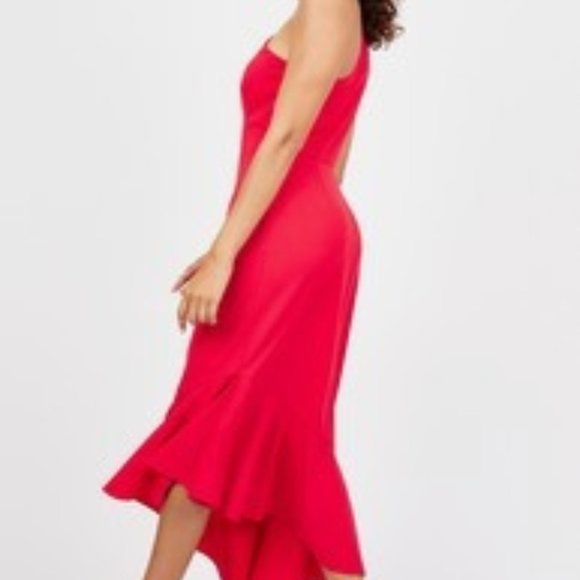 HUTCH - Asymmetric Hem Dress - Picture 2 of 4